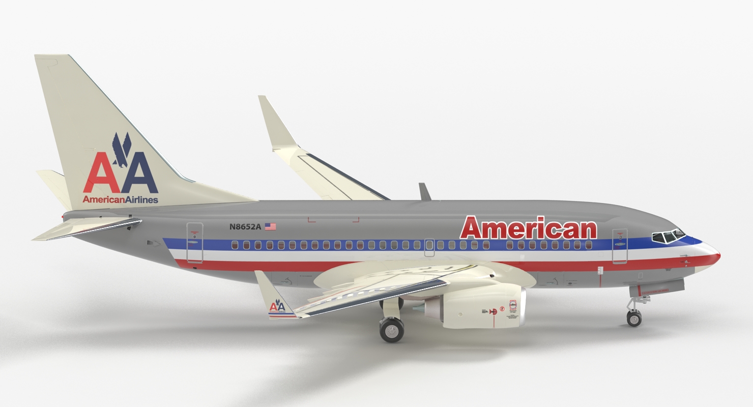 Boeing 737 600 American Airlines 3D