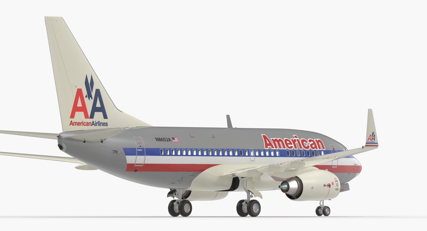 Boeing 737 600 American Airlines 3D