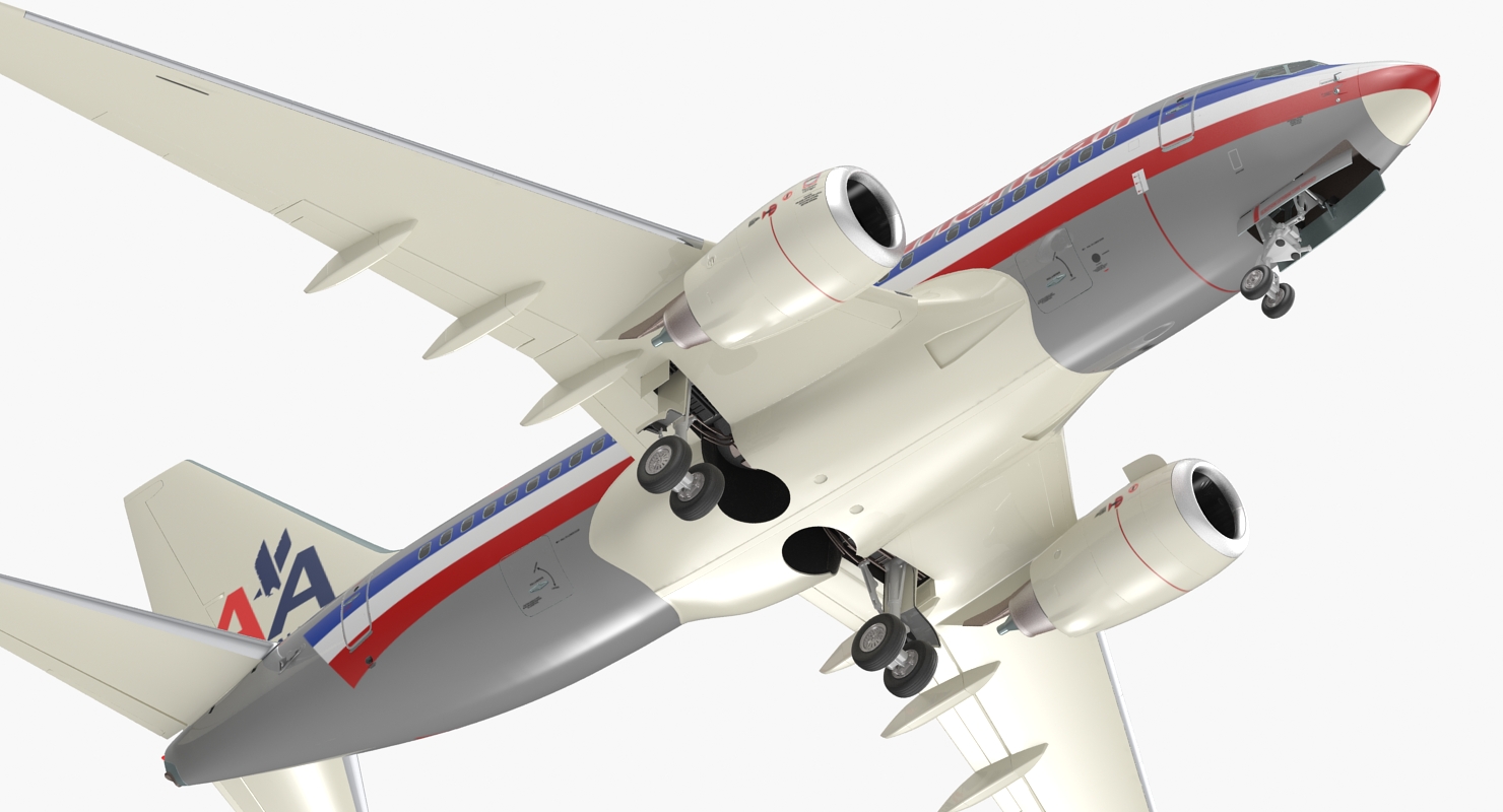 Boeing 737 600 American Airlines 3D