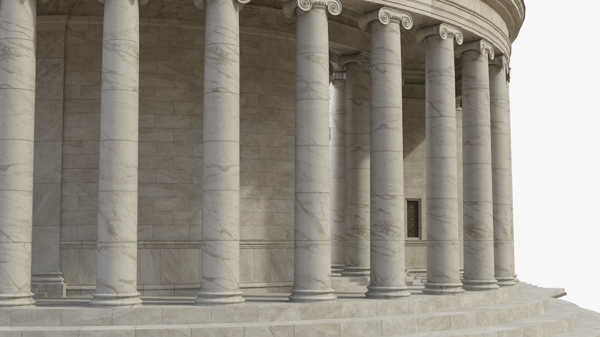 3D model Thomas Jefferson Memorial