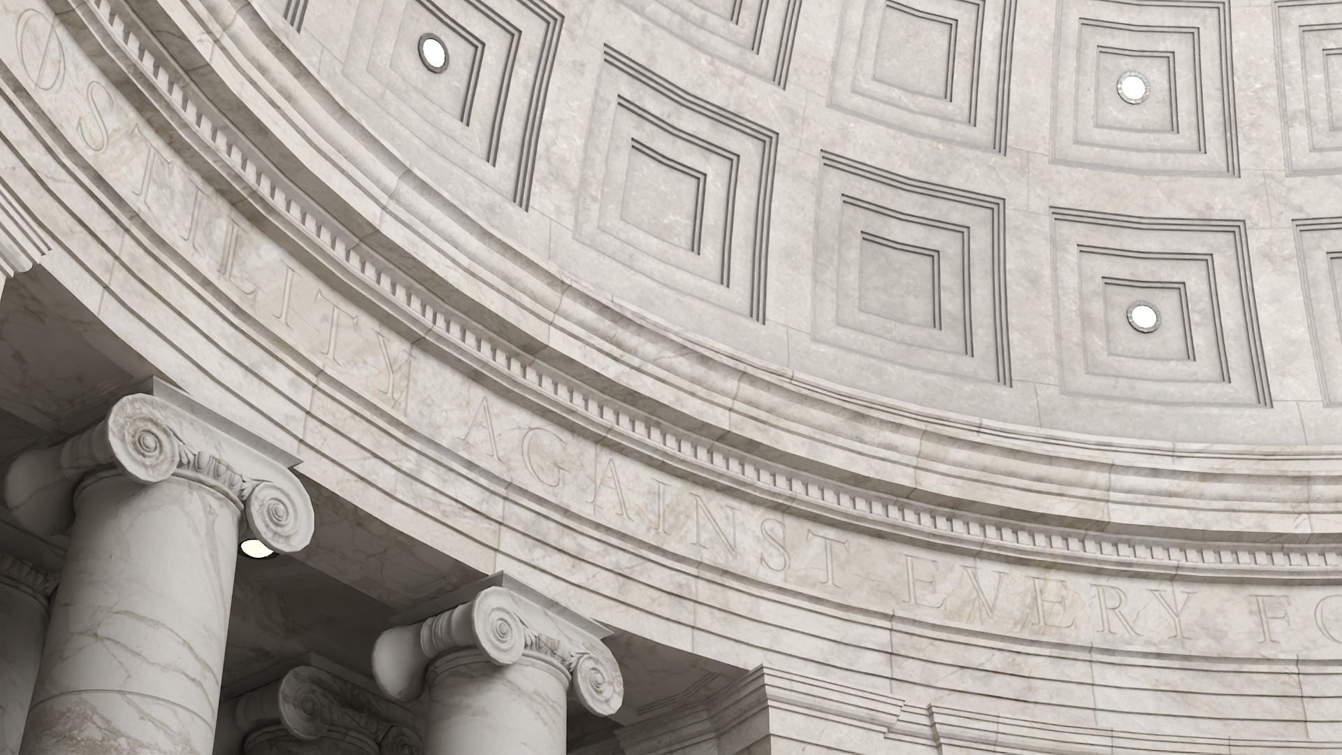 3D model Thomas Jefferson Memorial