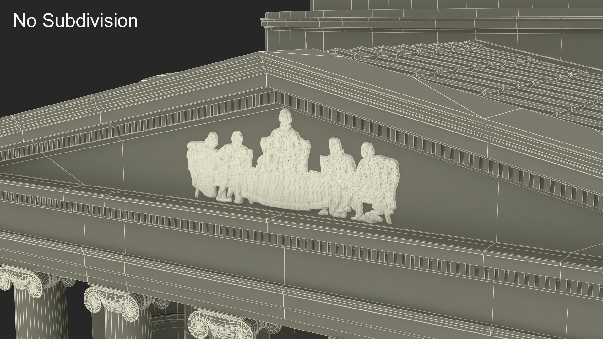 3D model Thomas Jefferson Memorial