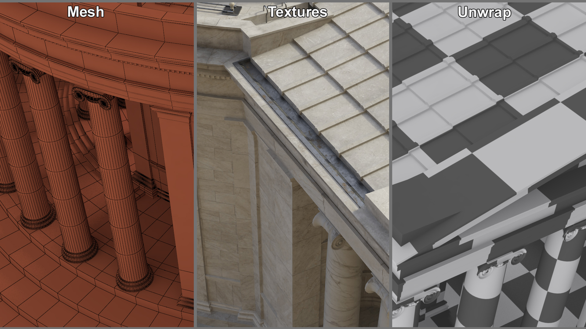 3D model Thomas Jefferson Memorial