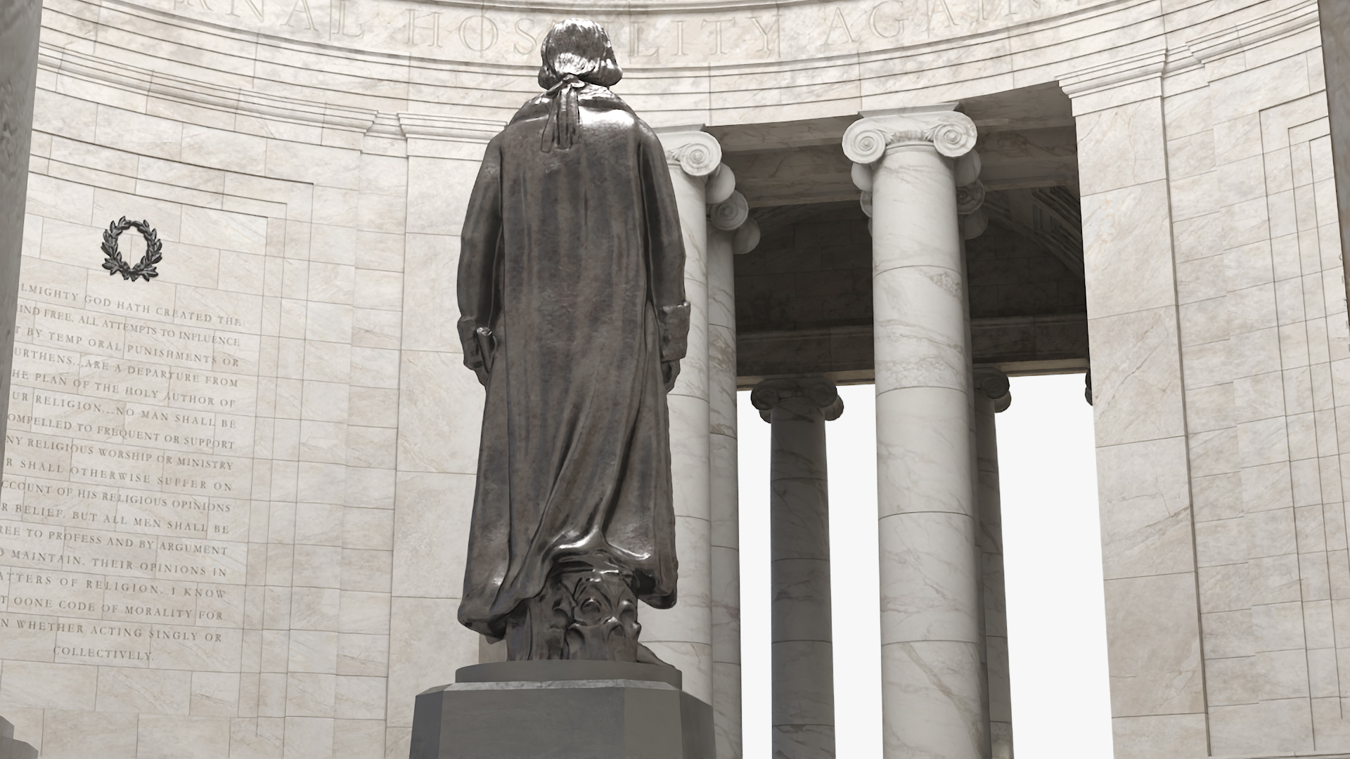3D model Thomas Jefferson Memorial