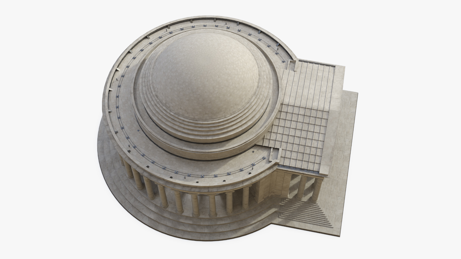 3D model Thomas Jefferson Memorial