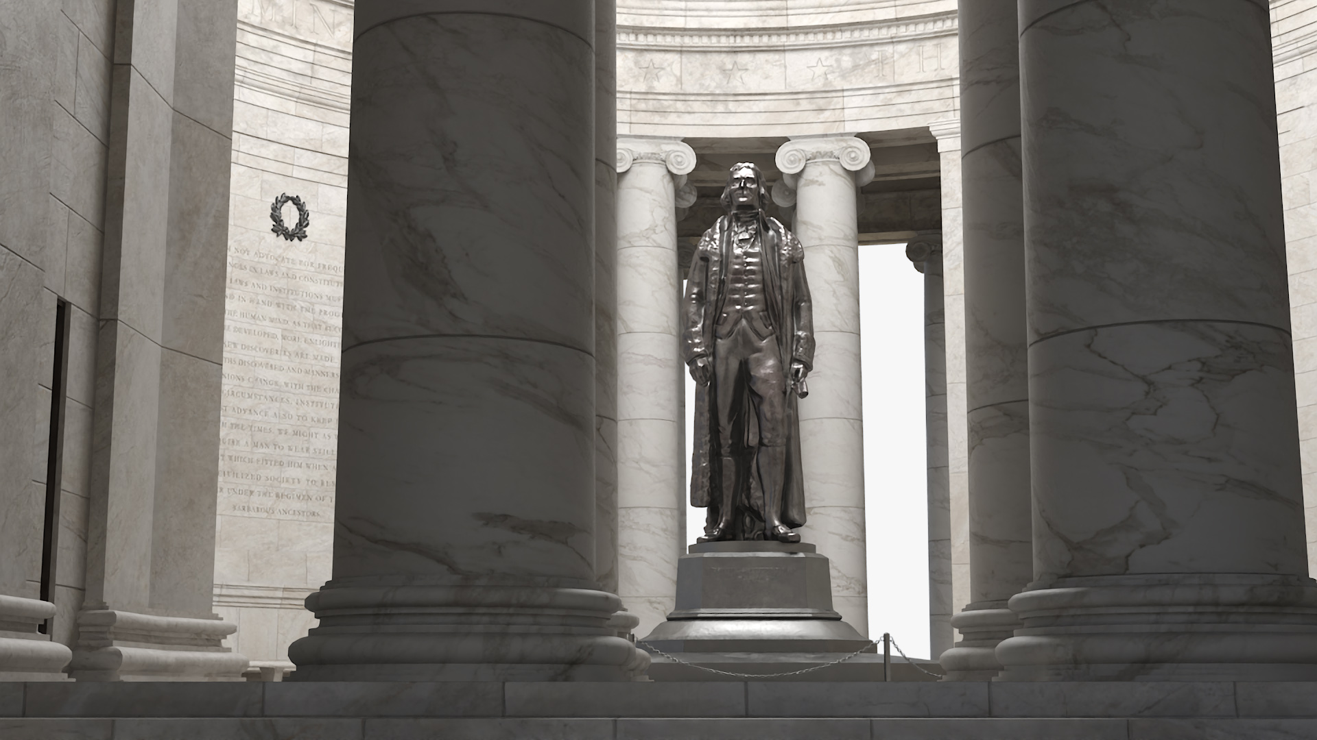 3D model Thomas Jefferson Memorial