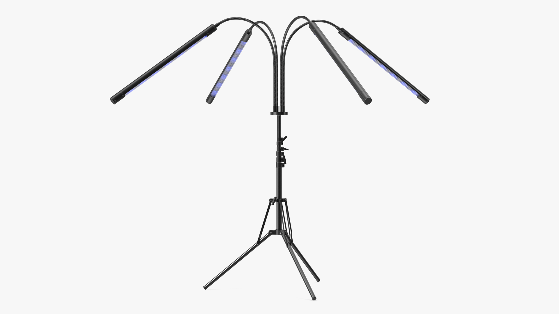 Stand with Grow Light Short Blue 3D