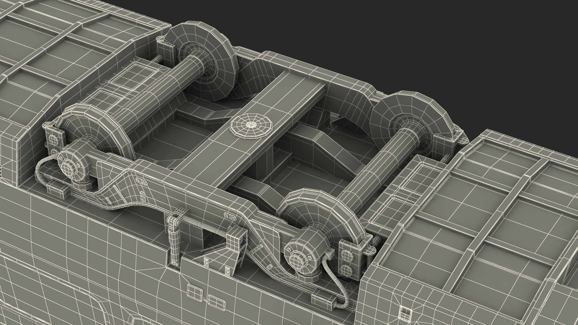 3D Express Business Class Coach Generic Rigged model