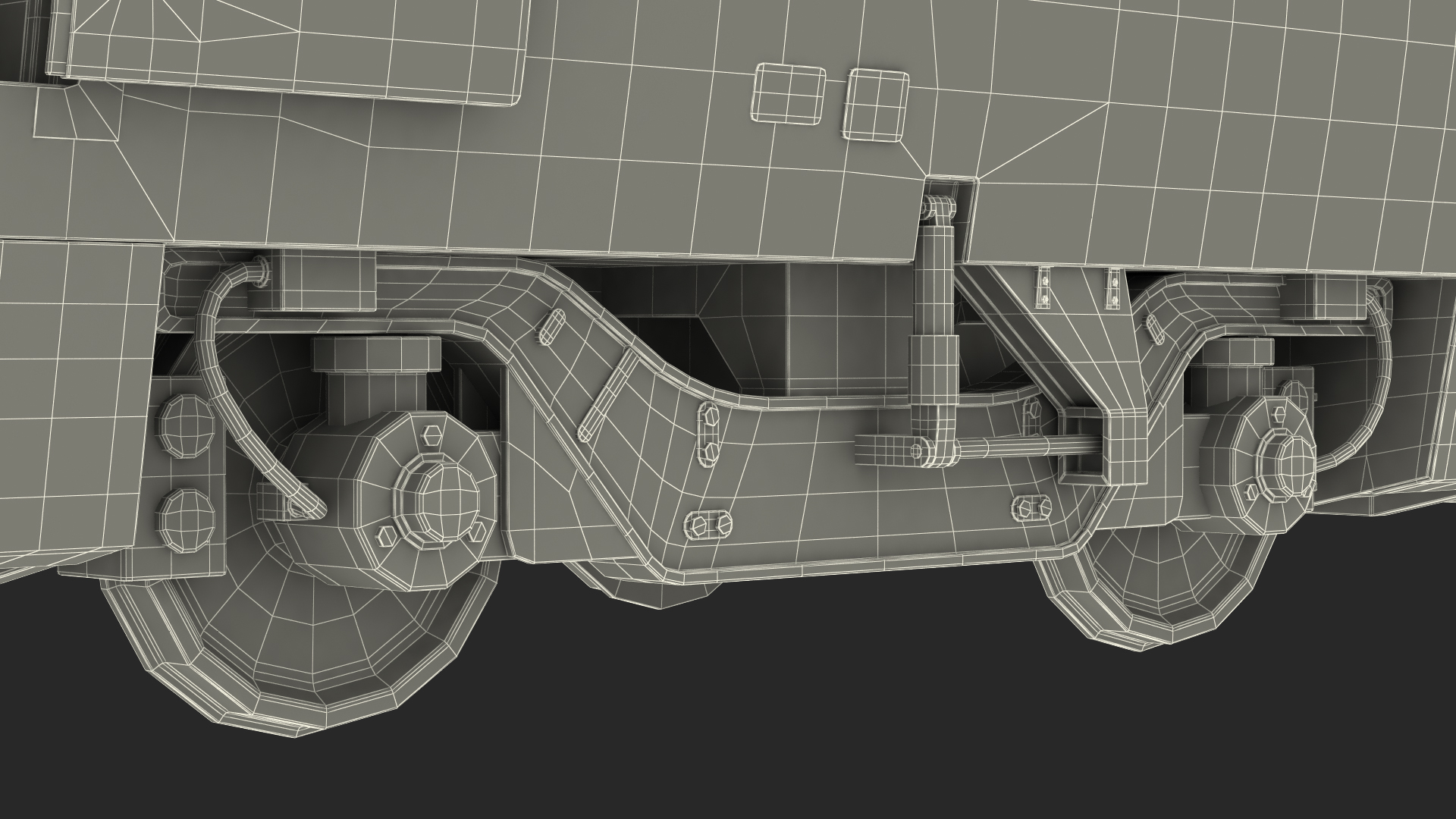 3D Express Business Class Coach Generic Rigged model