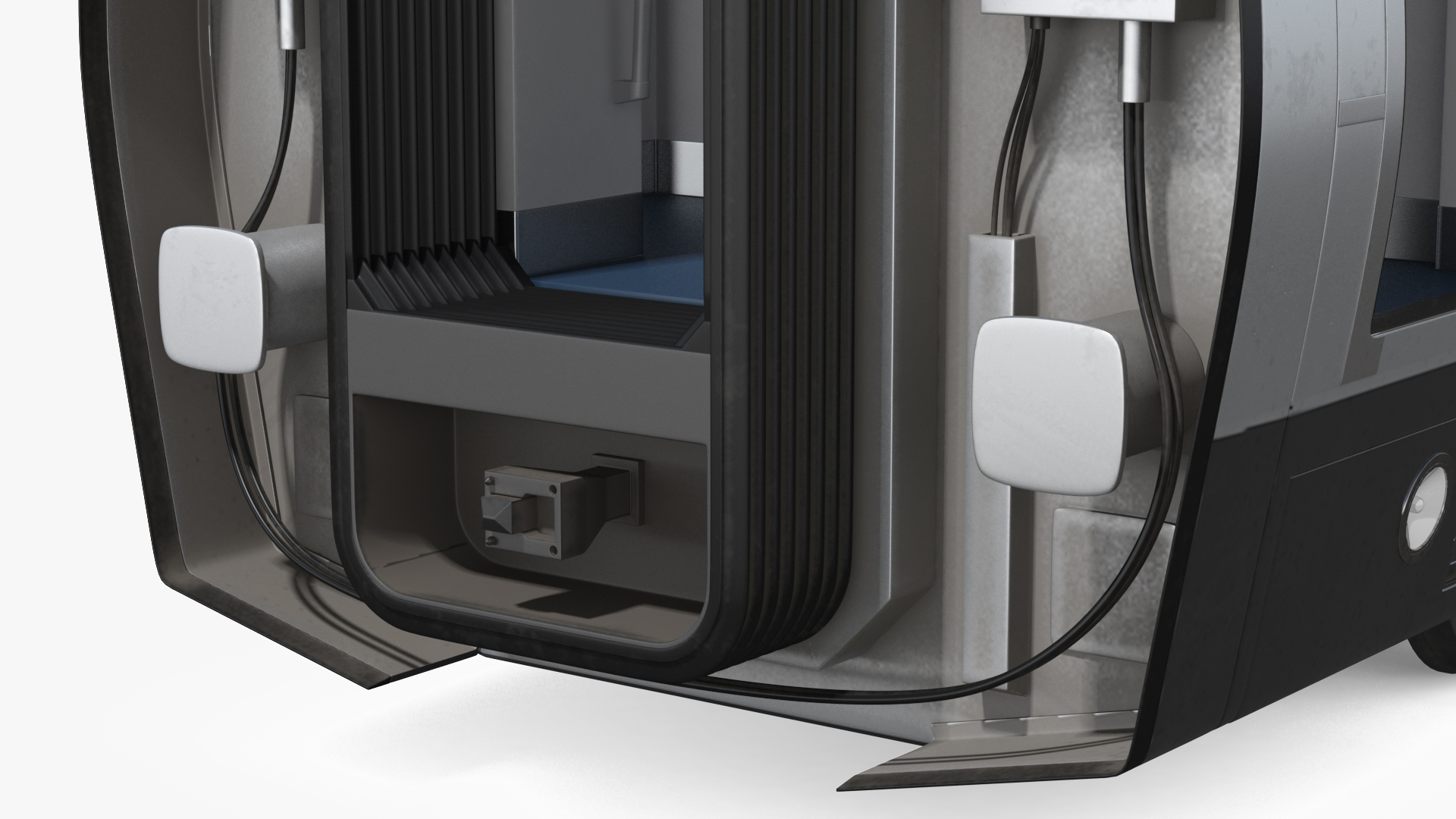 3D Express Business Class Coach Generic Rigged model