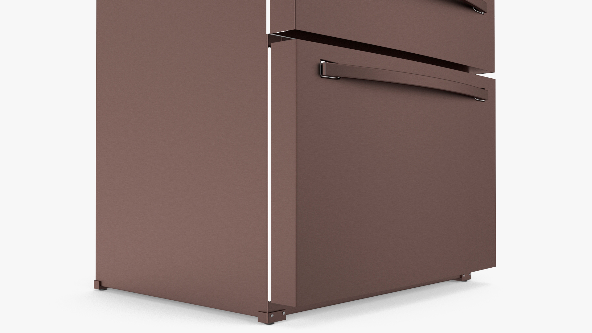 Tuscan Stainless Steel French Door Fridge Samsung 3D model
