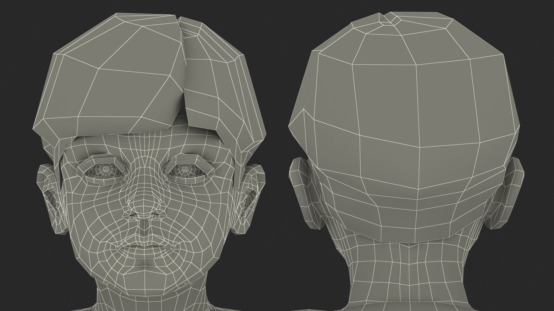 3D Realistic Child Boy Rigged