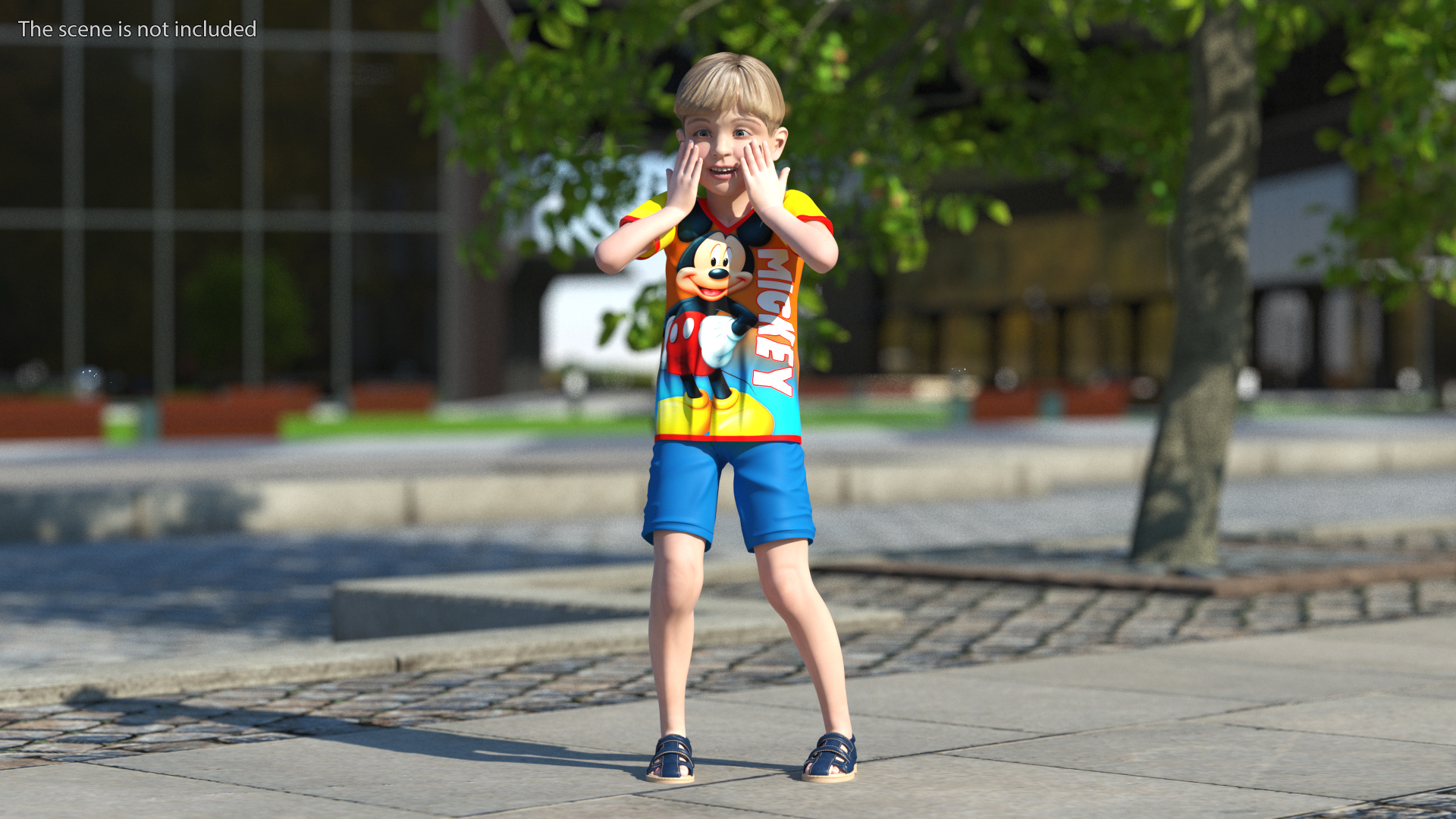 3D Realistic Child Boy Rigged