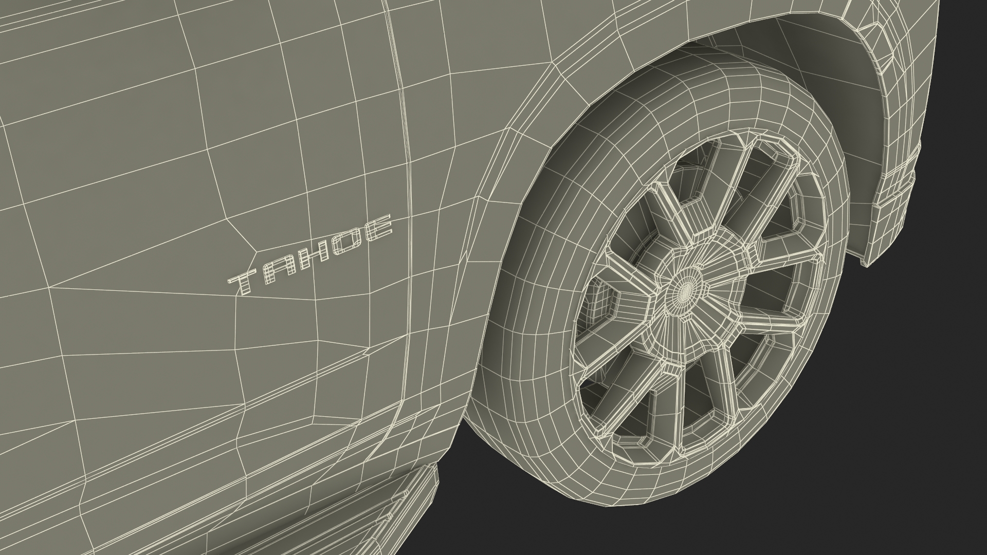 3D model Chevrolet Tahoe 2024