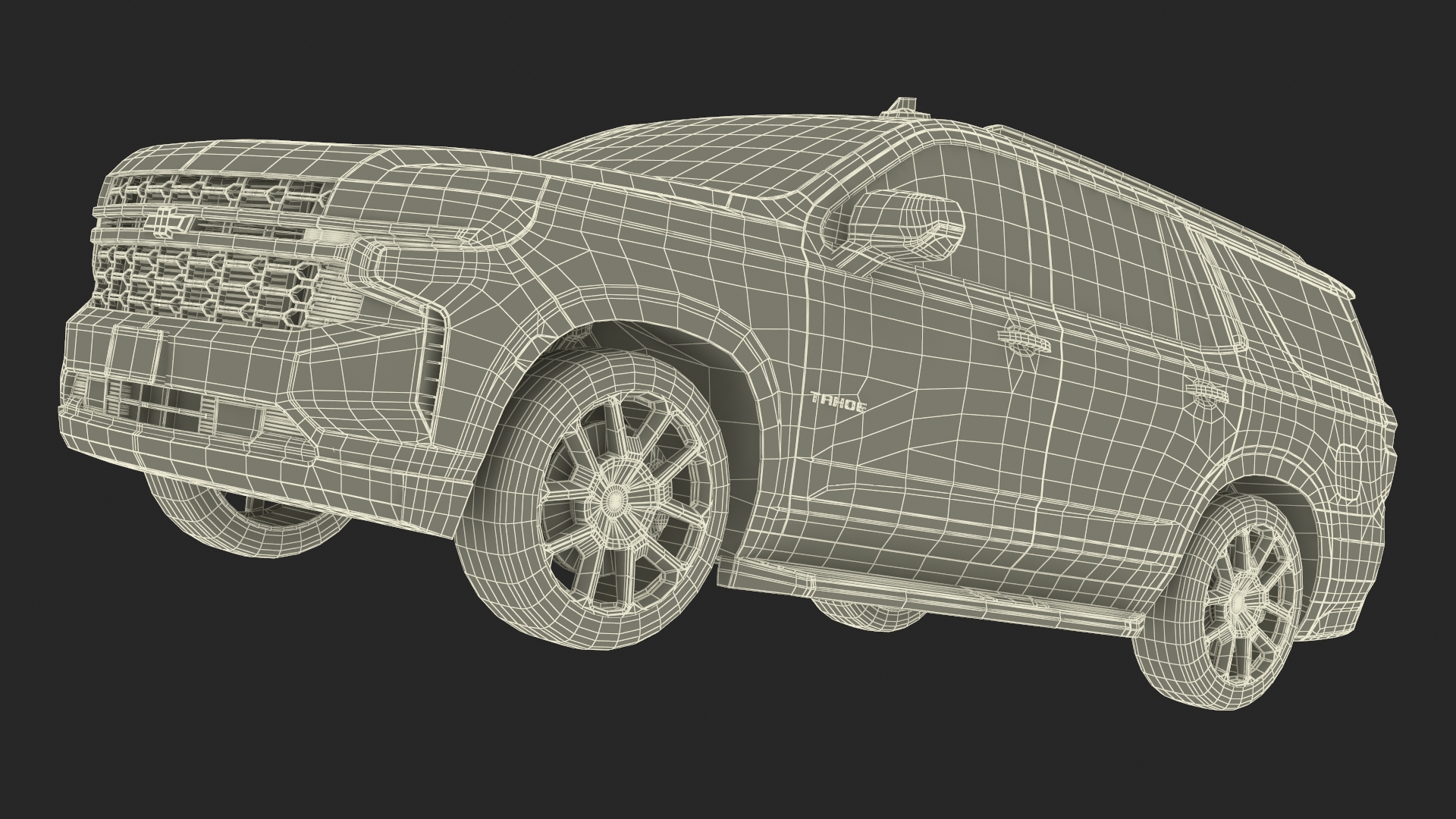 3D model Chevrolet Tahoe 2024
