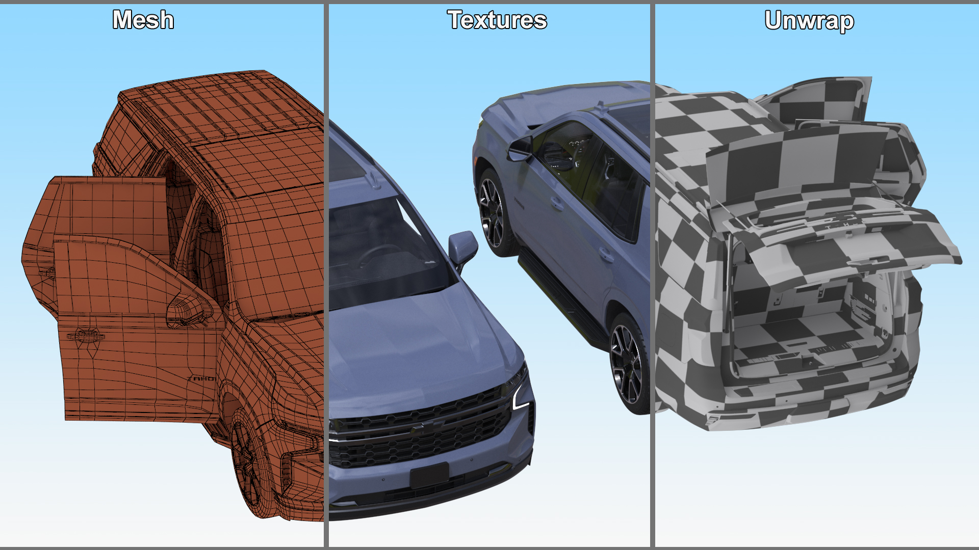 3D model Chevrolet Tahoe 2024