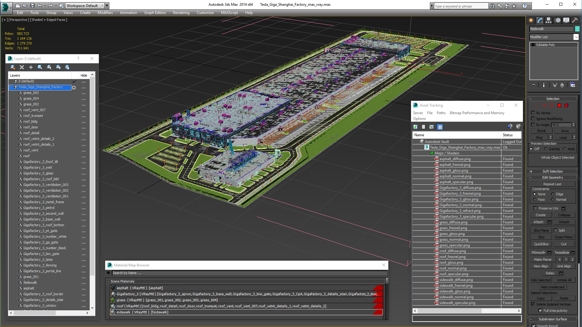 Tesla Giga Shanghai Factory 3D