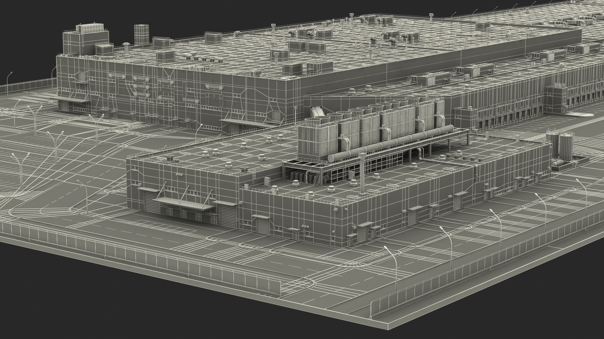 Tesla Giga Shanghai Factory 3D