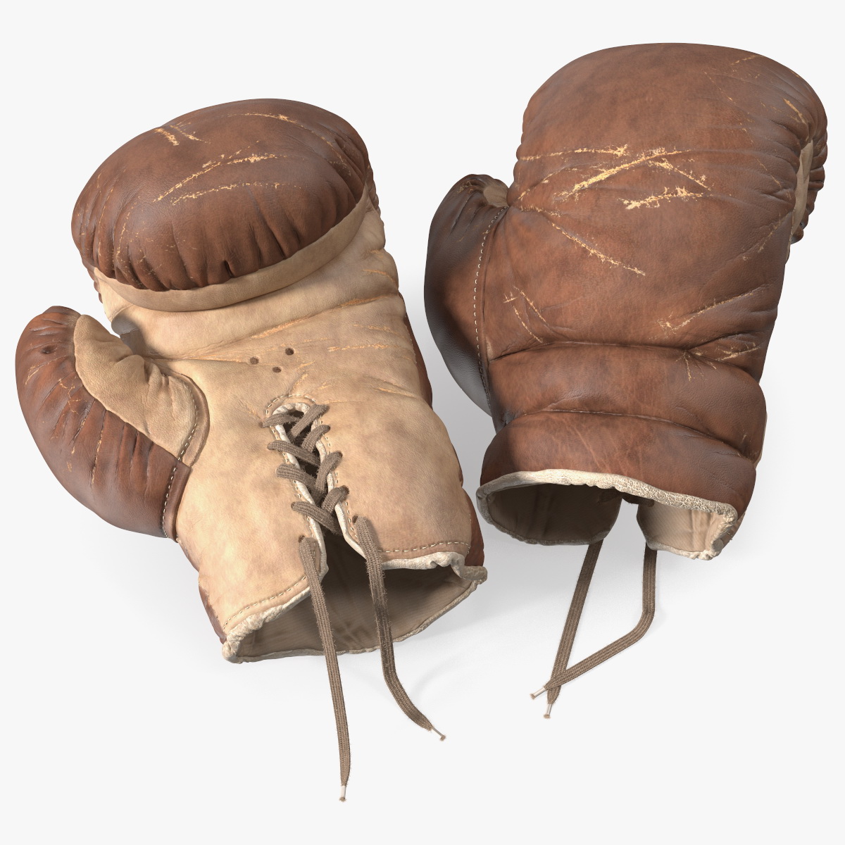 Vintage Leather Boxing Gloves, view 11