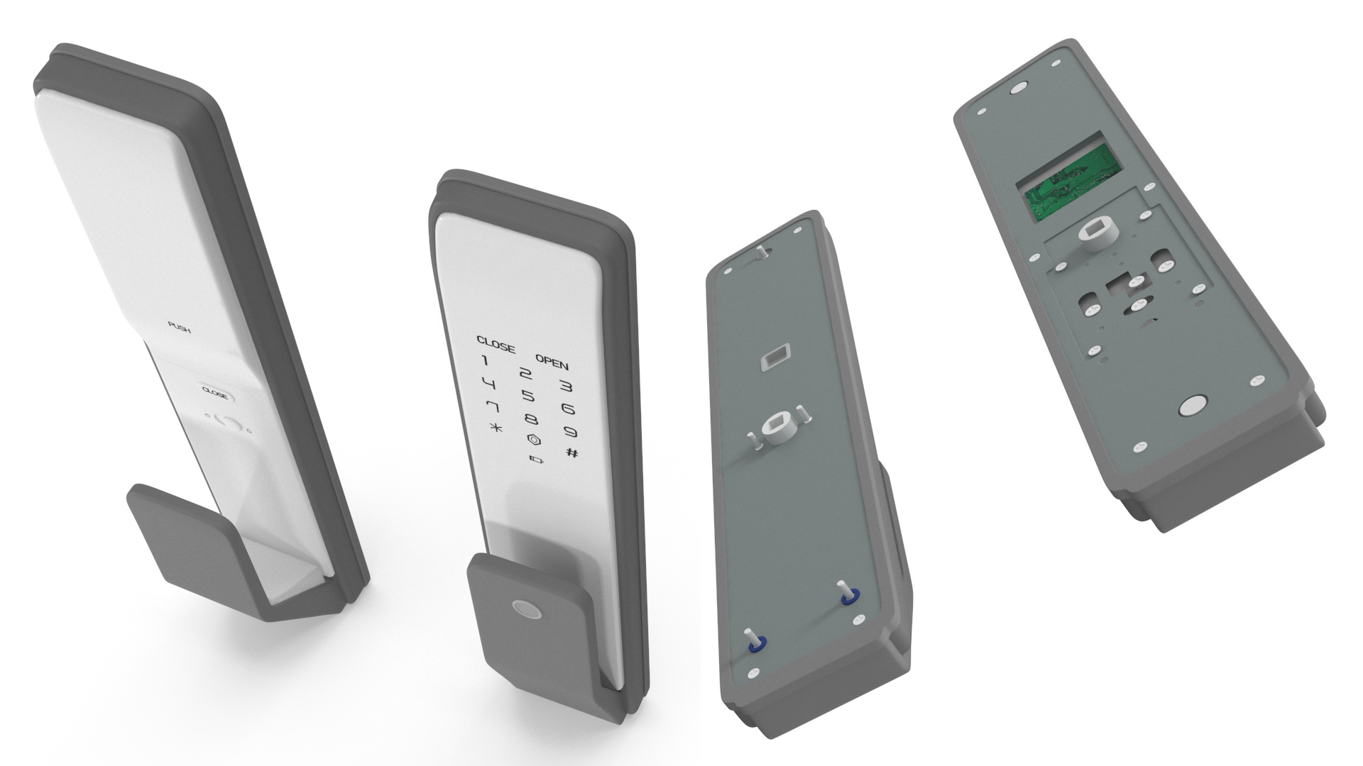 3D Smart Lock White