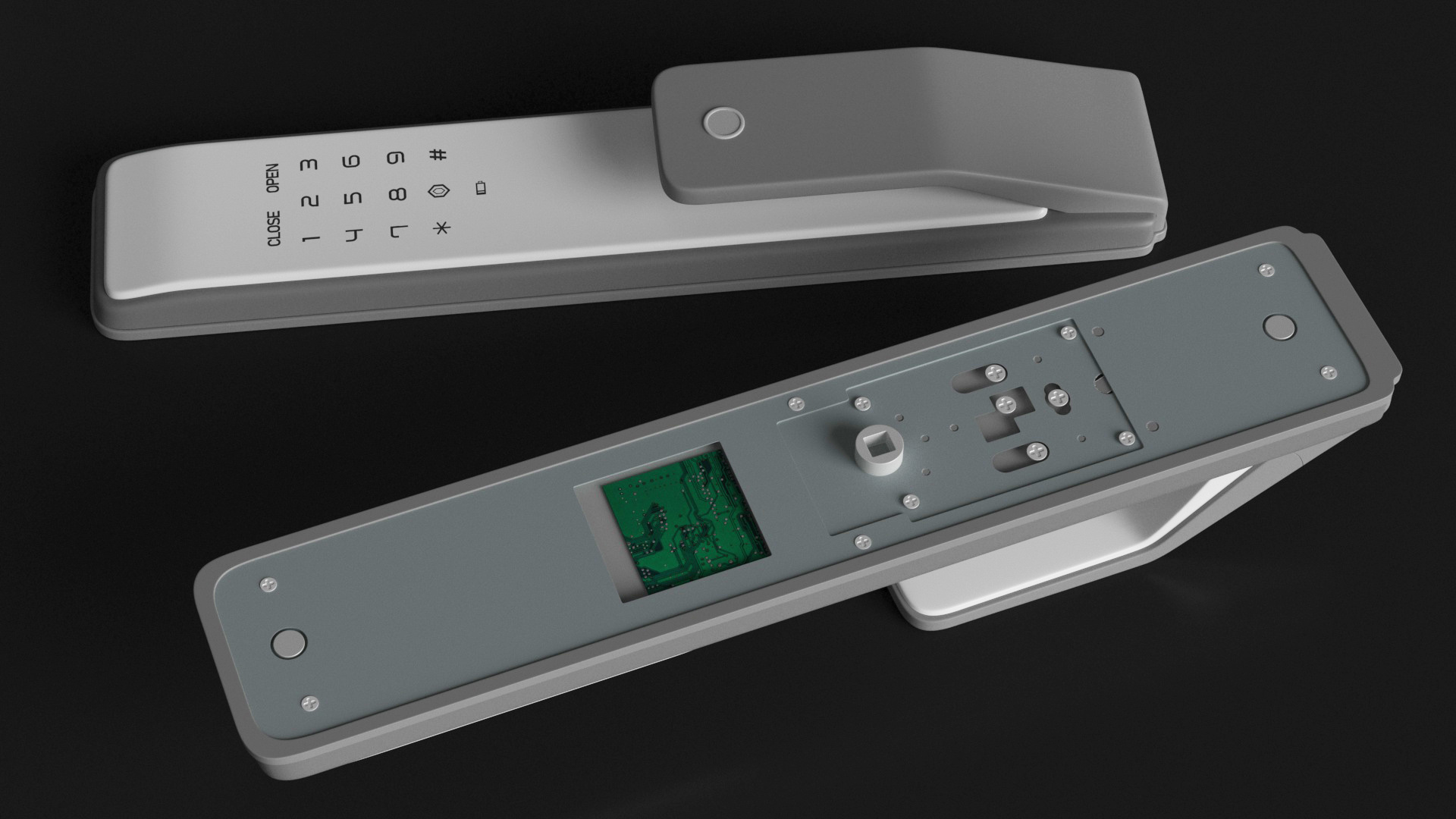 3D Smart Lock White