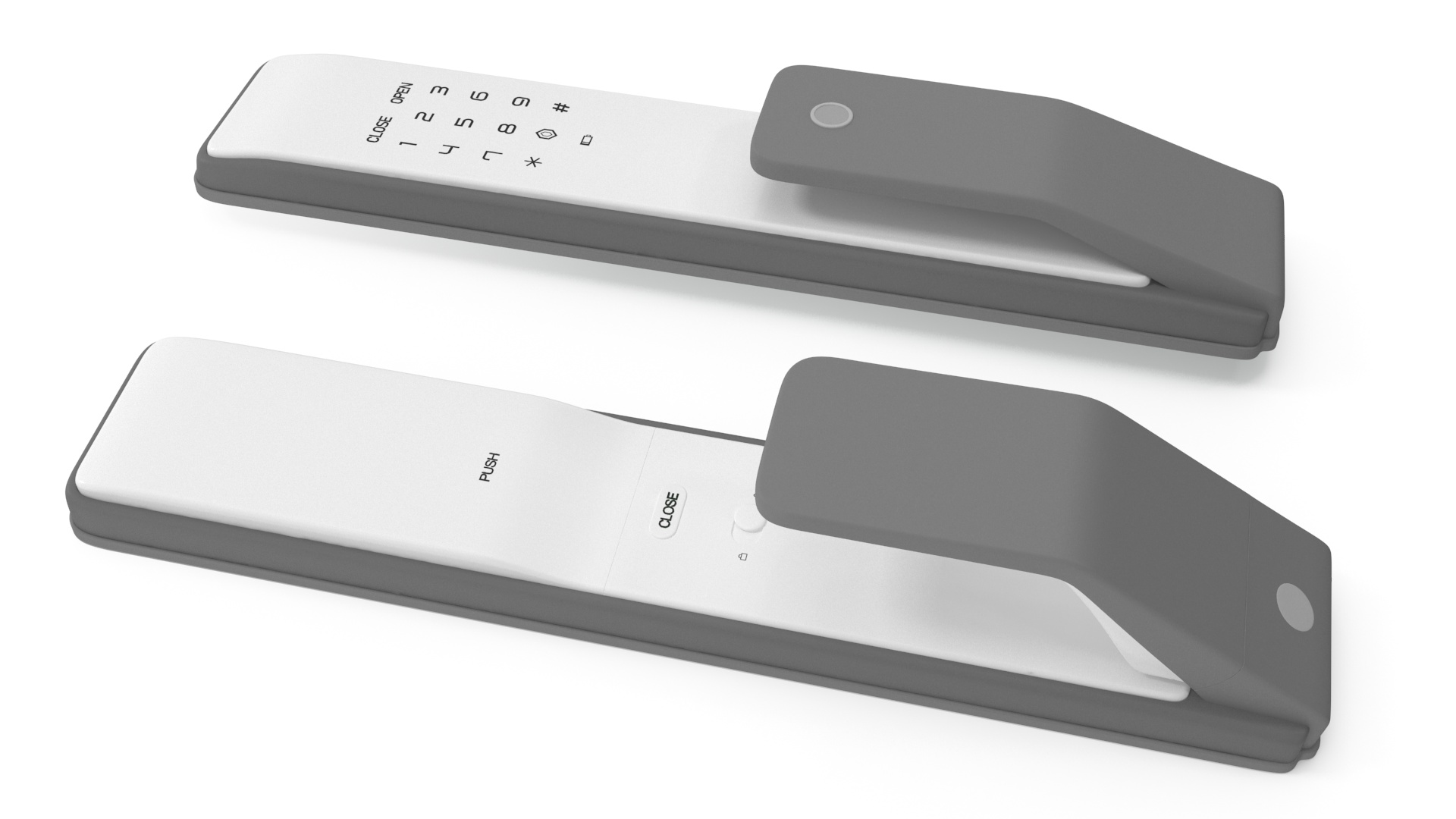 3D Smart Lock White