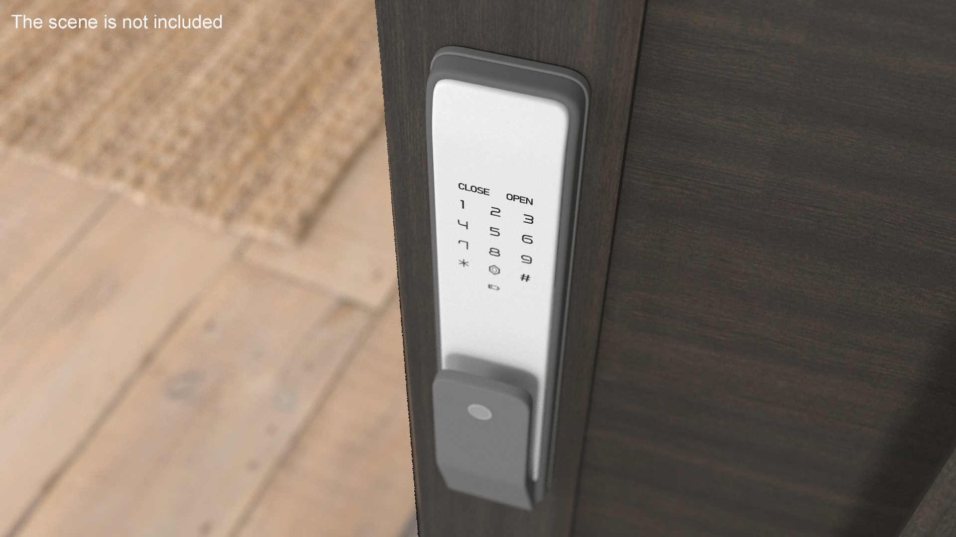 3D Smart Lock White