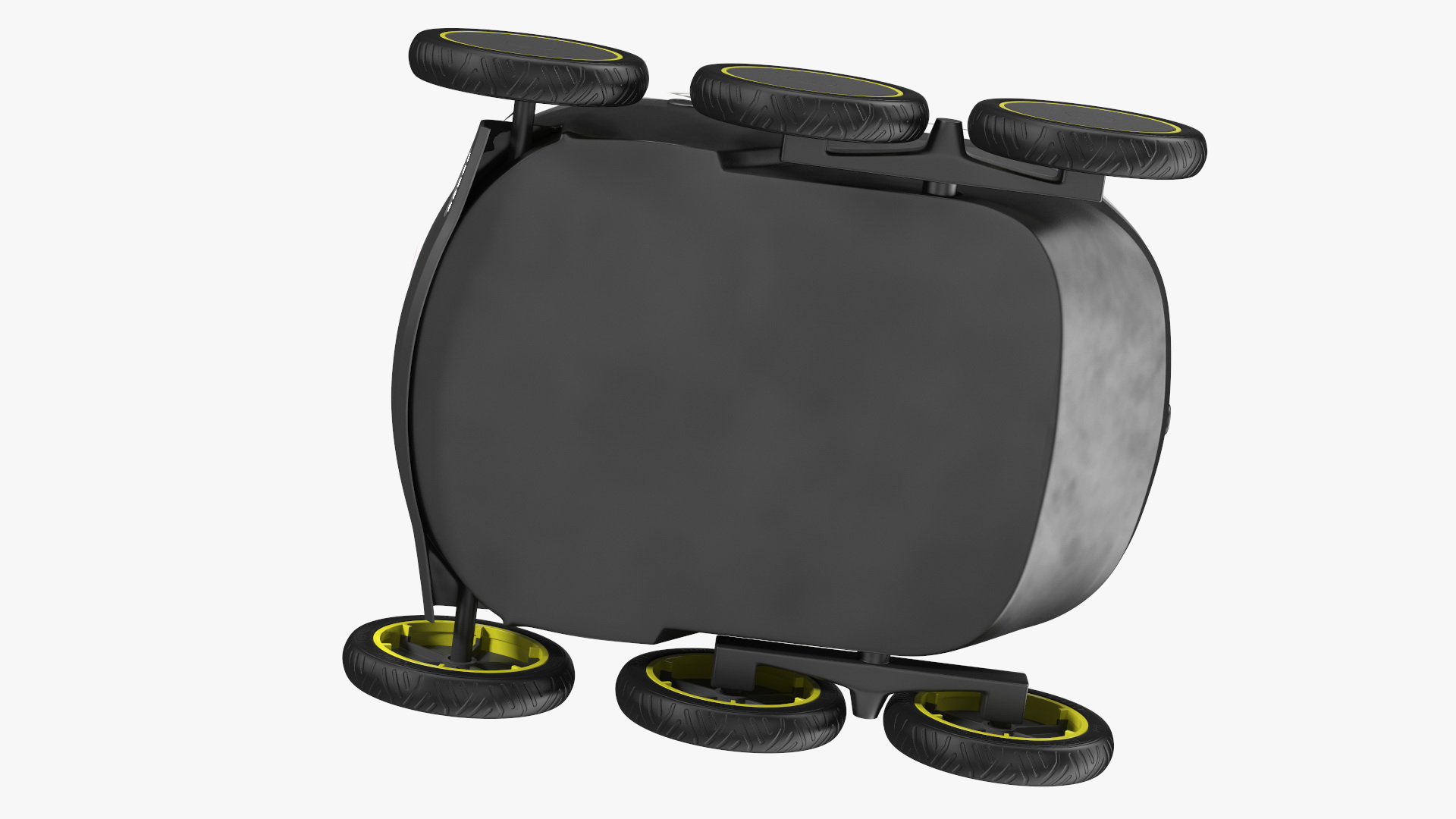 Self-Driving Robot Delivery Face Rigged 3D model