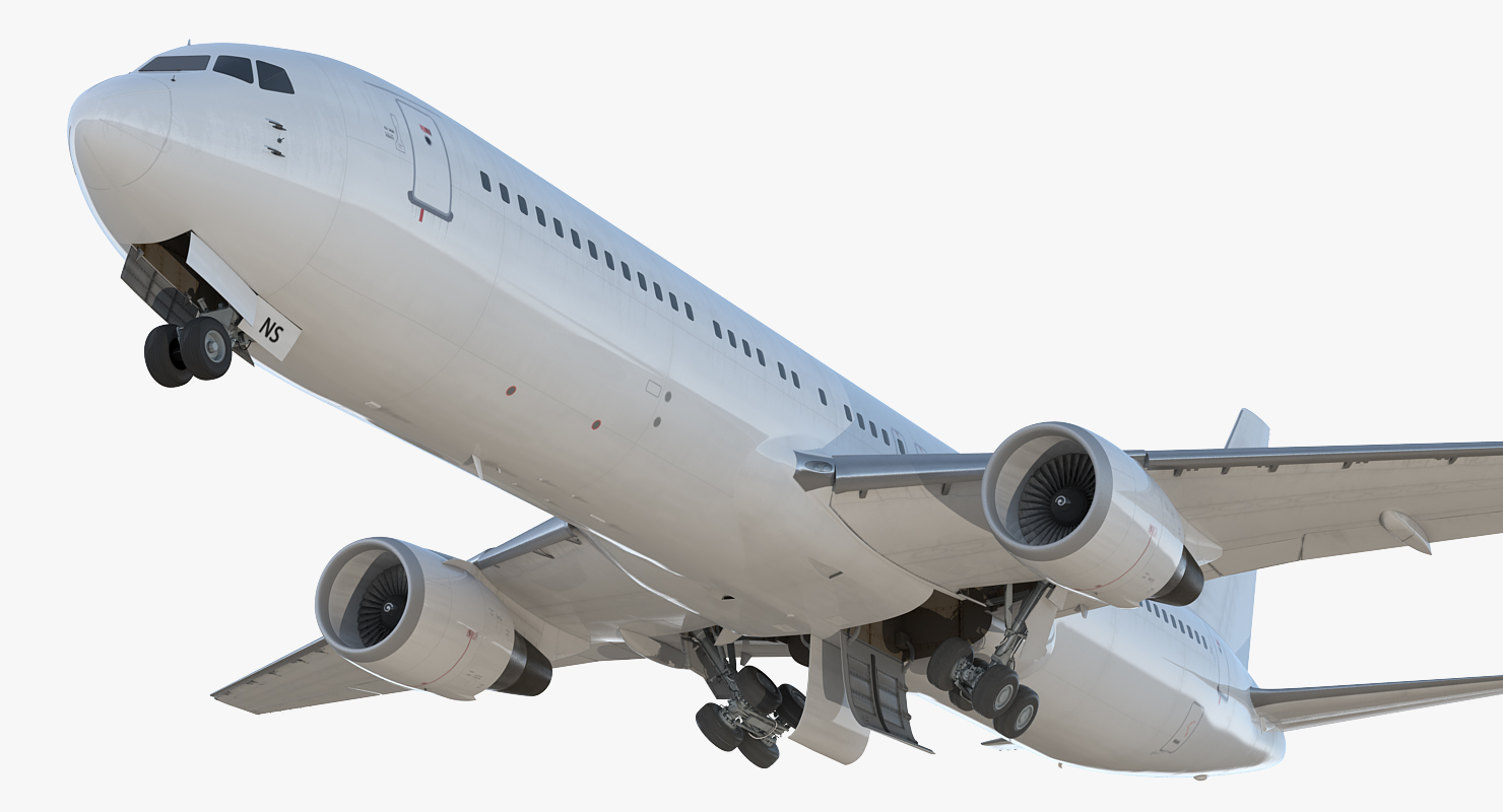 Boeing 767 300 Generic Rigged 3D model