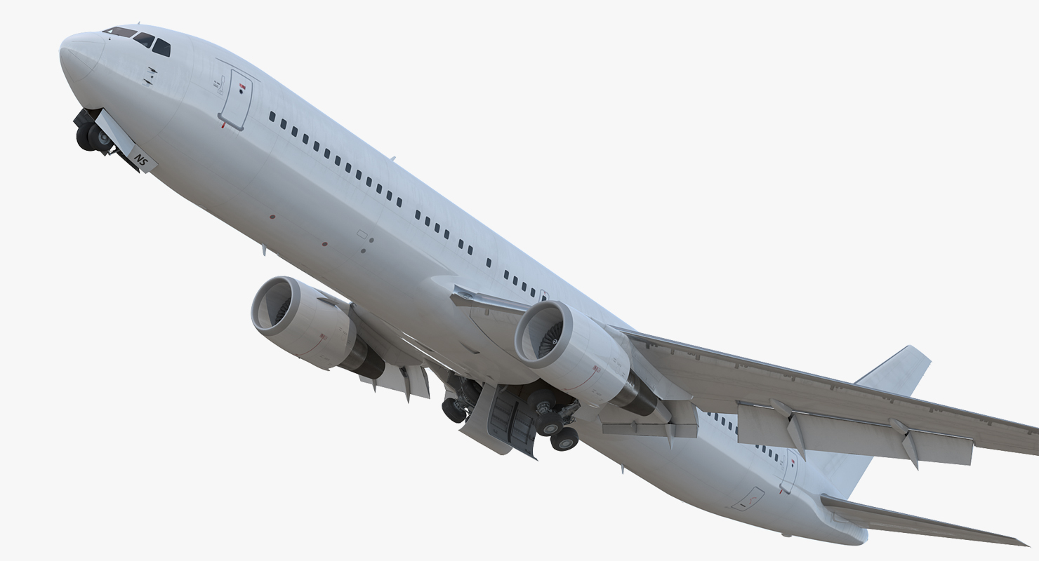 Boeing 767 300 Generic Rigged 3D model