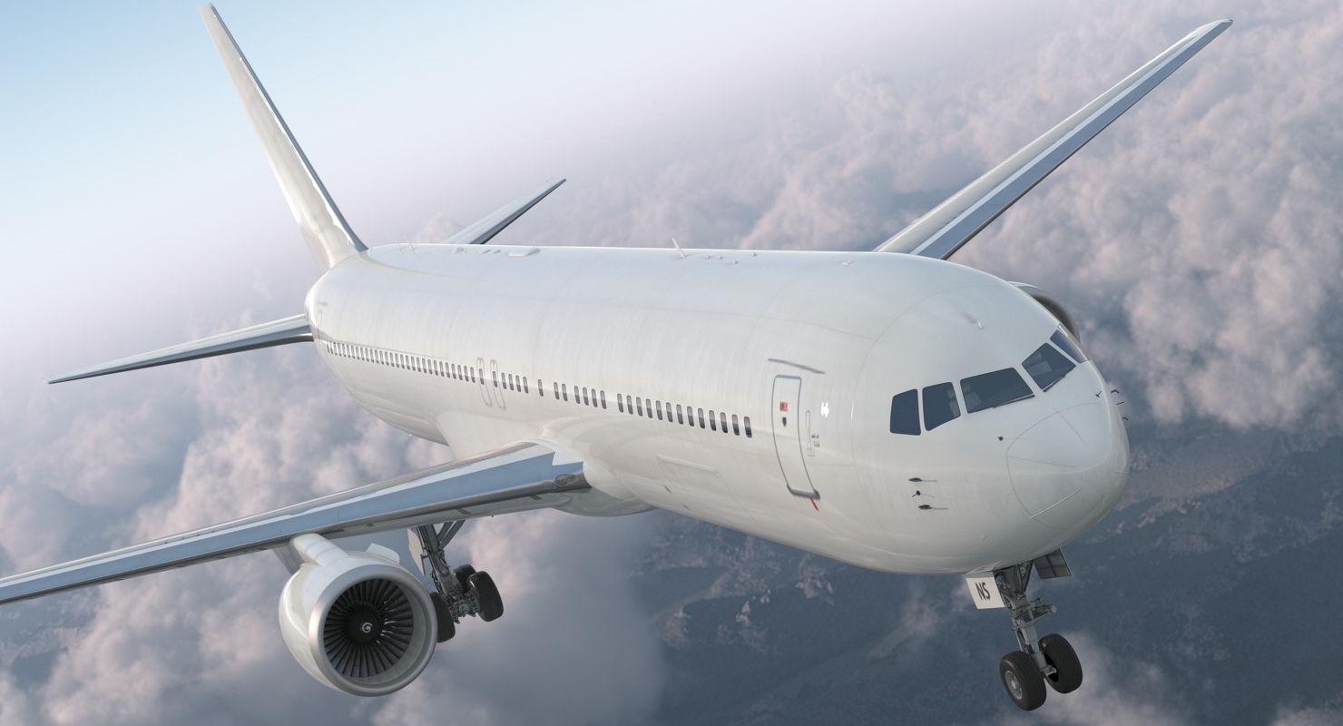 Boeing 767 300 Generic Rigged 3D model
