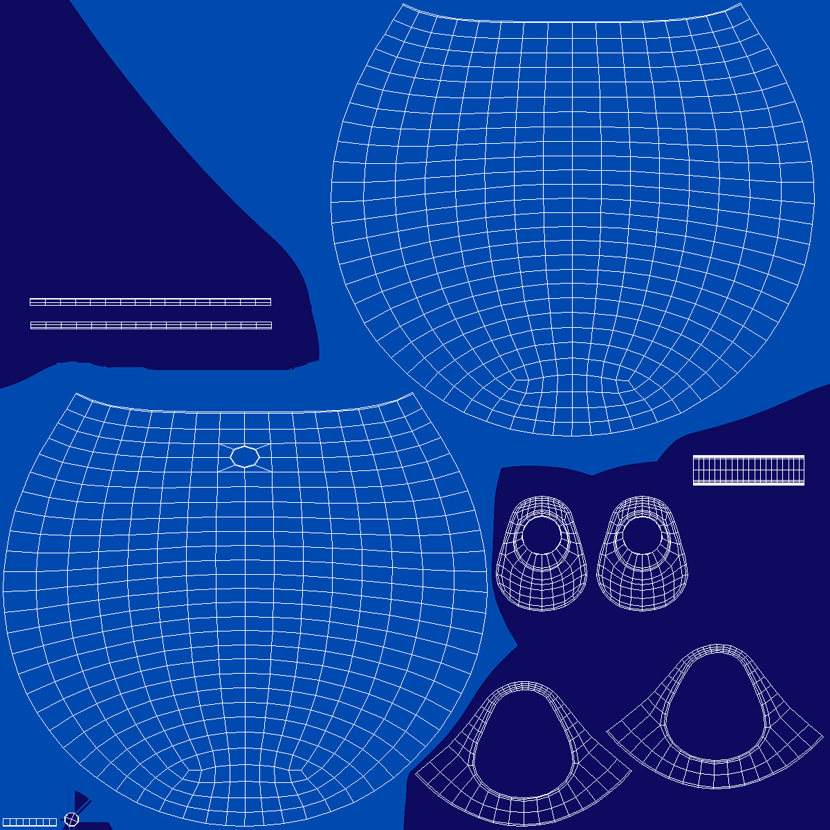 3D Polyform A4 Buoy Blue