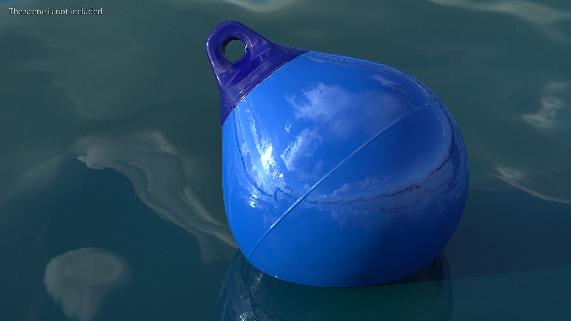 3D Polyform A4 Buoy Blue