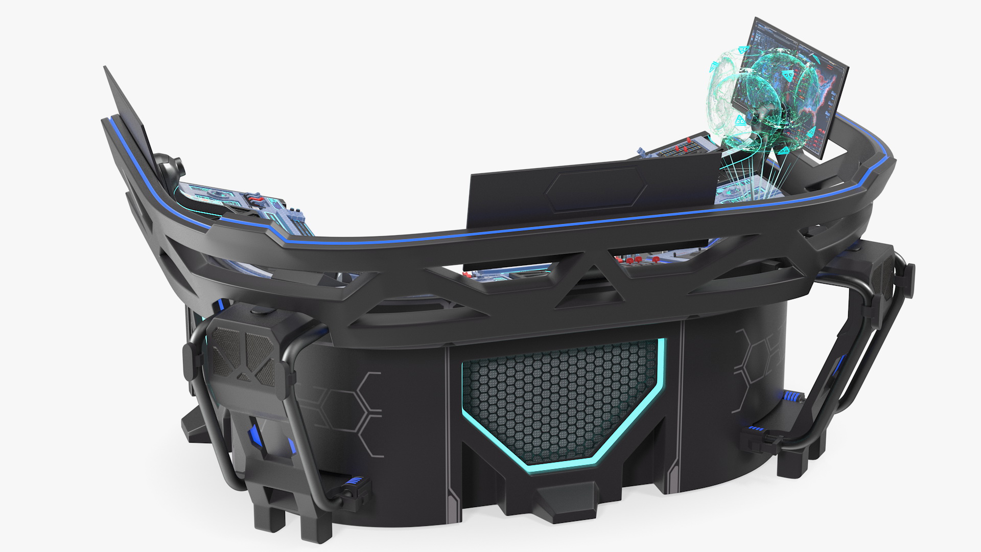 Sci Fi Hologram Control Panel 3D model
