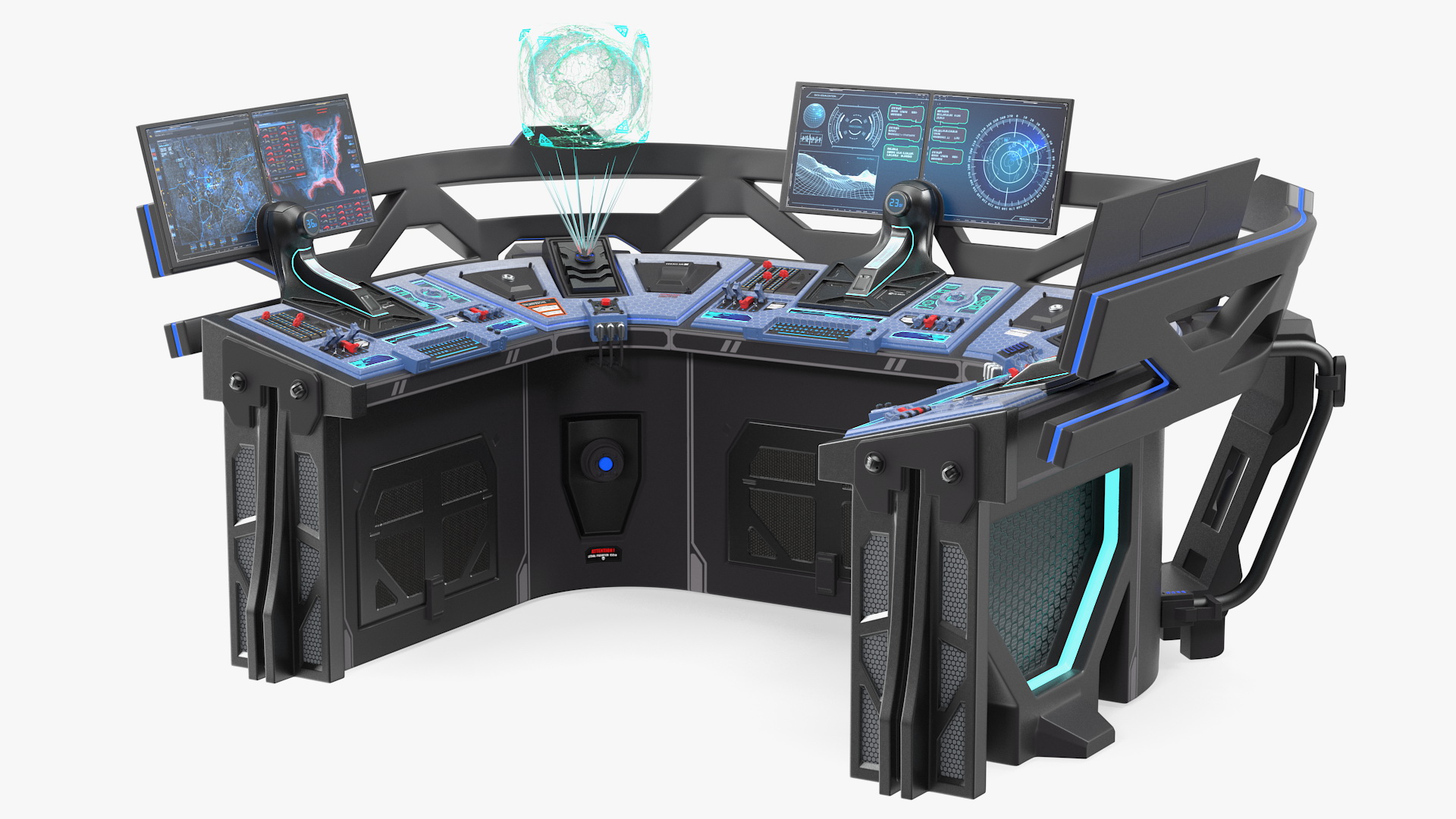 Sci Fi Hologram Control Panel 3D model