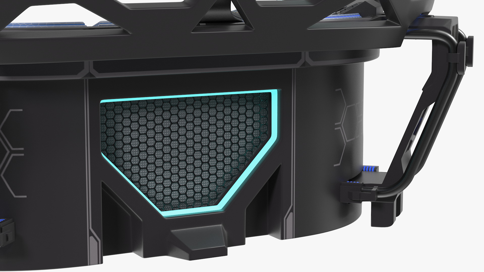 Sci Fi Hologram Control Panel 3D model
