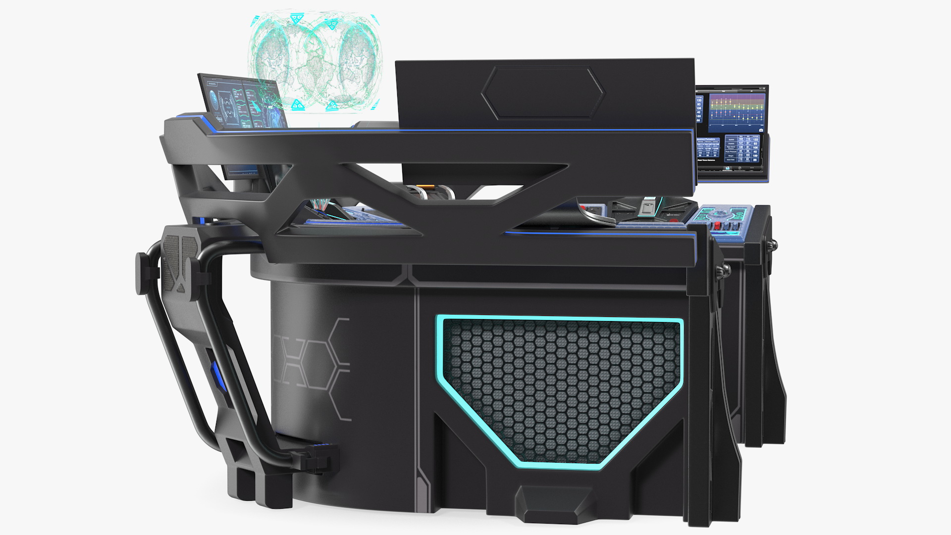 Sci Fi Hologram Control Panel 3D model