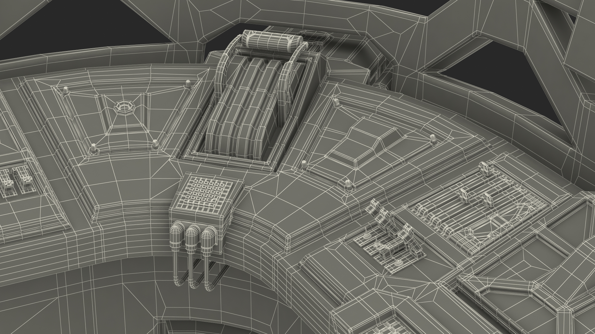 Sci Fi Hologram Control Panel 3D model
