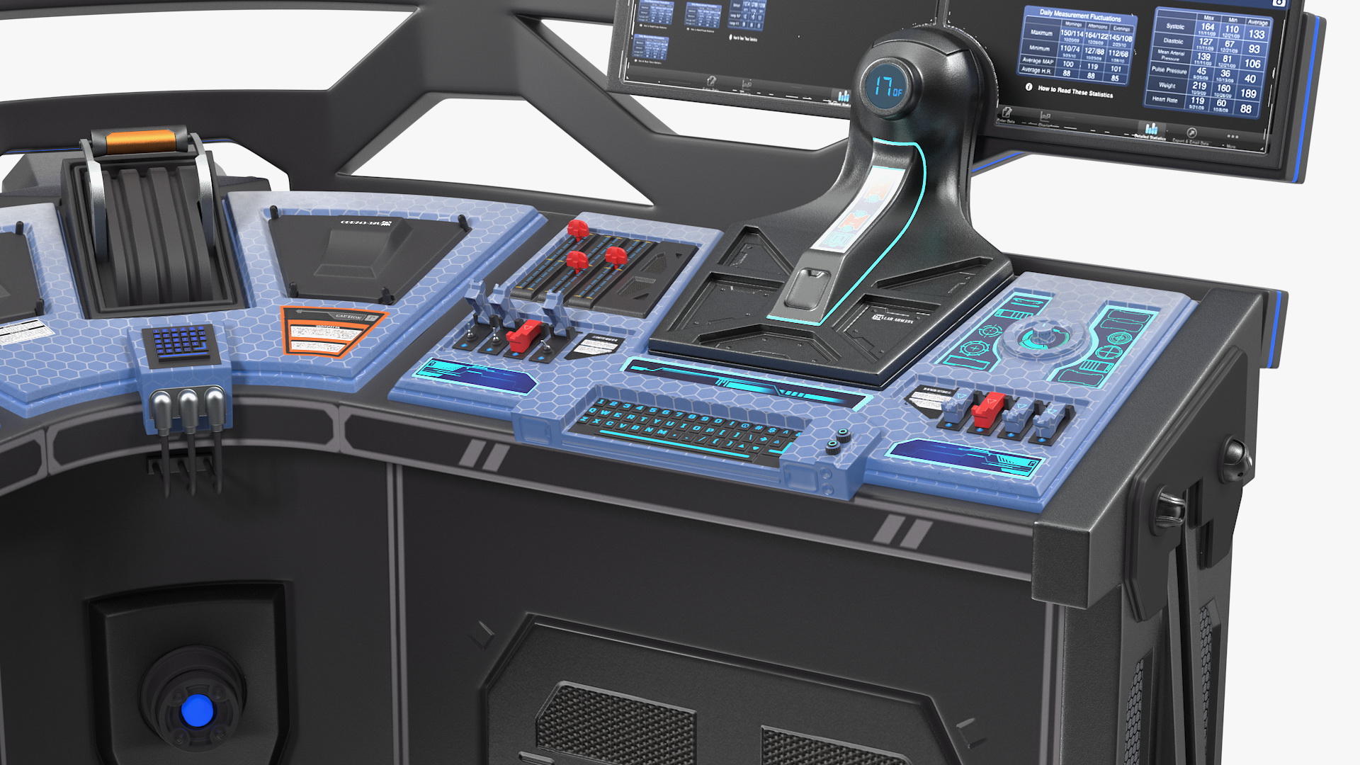 Sci Fi Hologram Control Panel 3D model