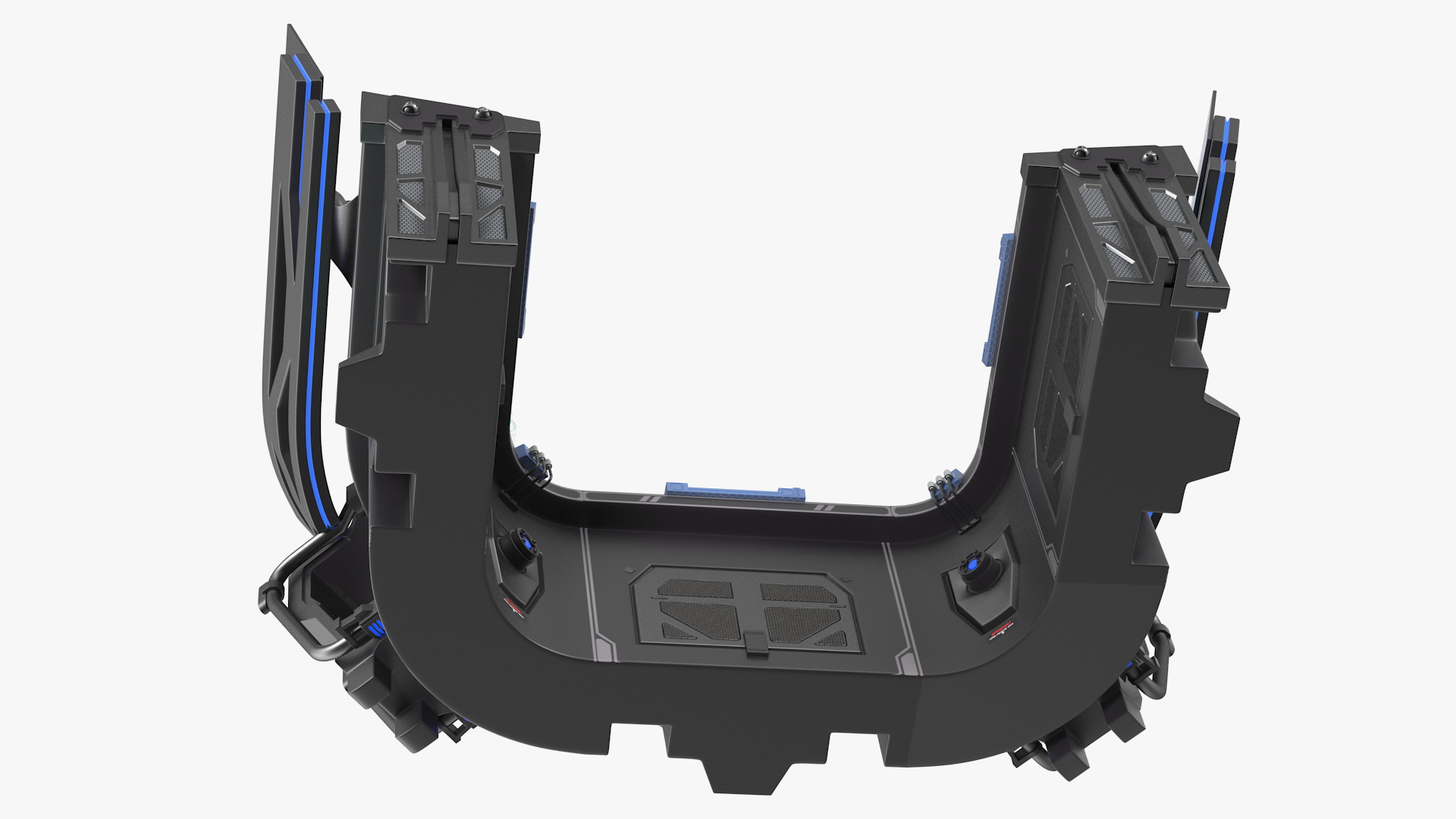 Sci Fi Hologram Control Panel 3D model