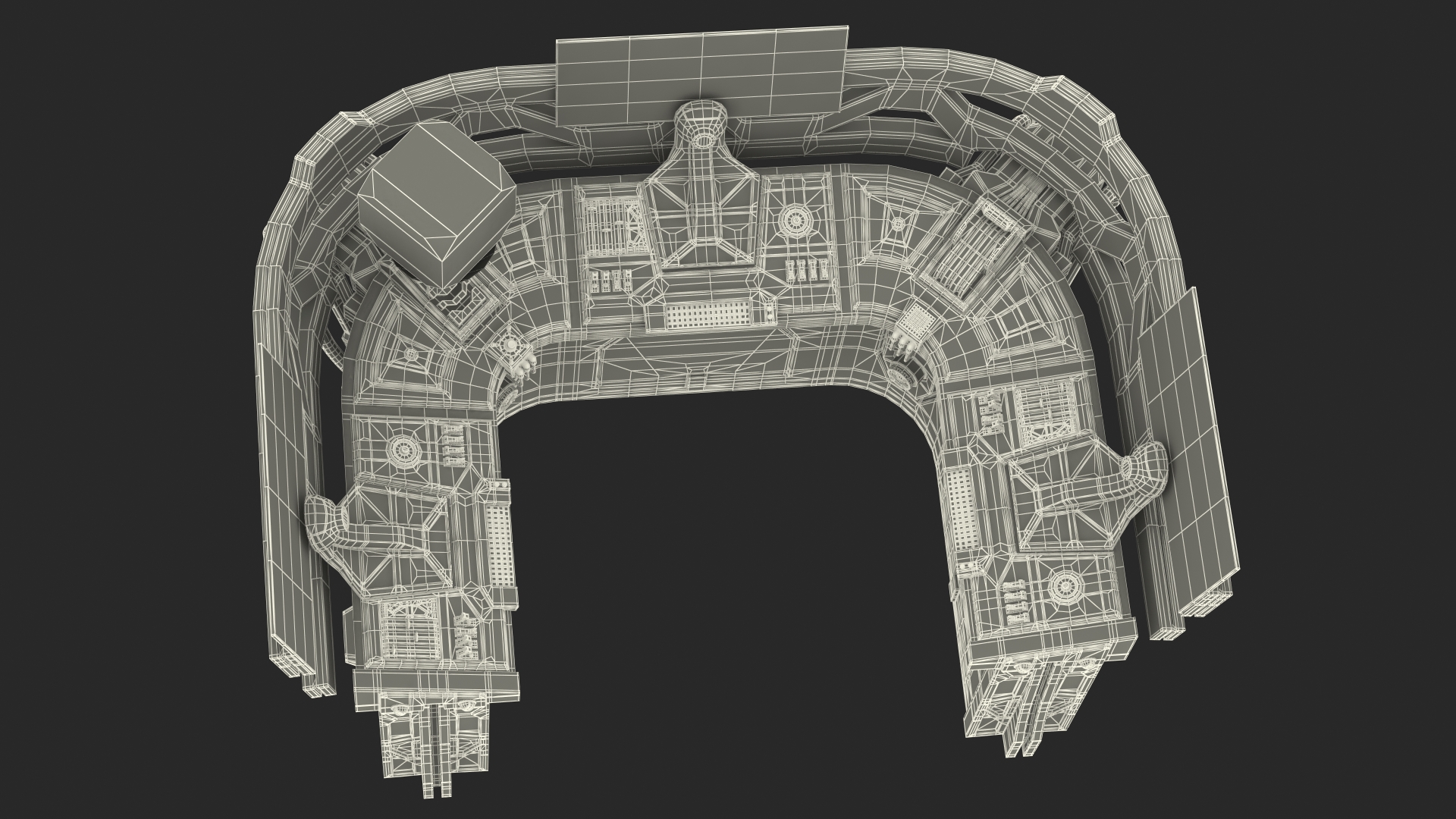 Sci Fi Hologram Control Panel 3D model