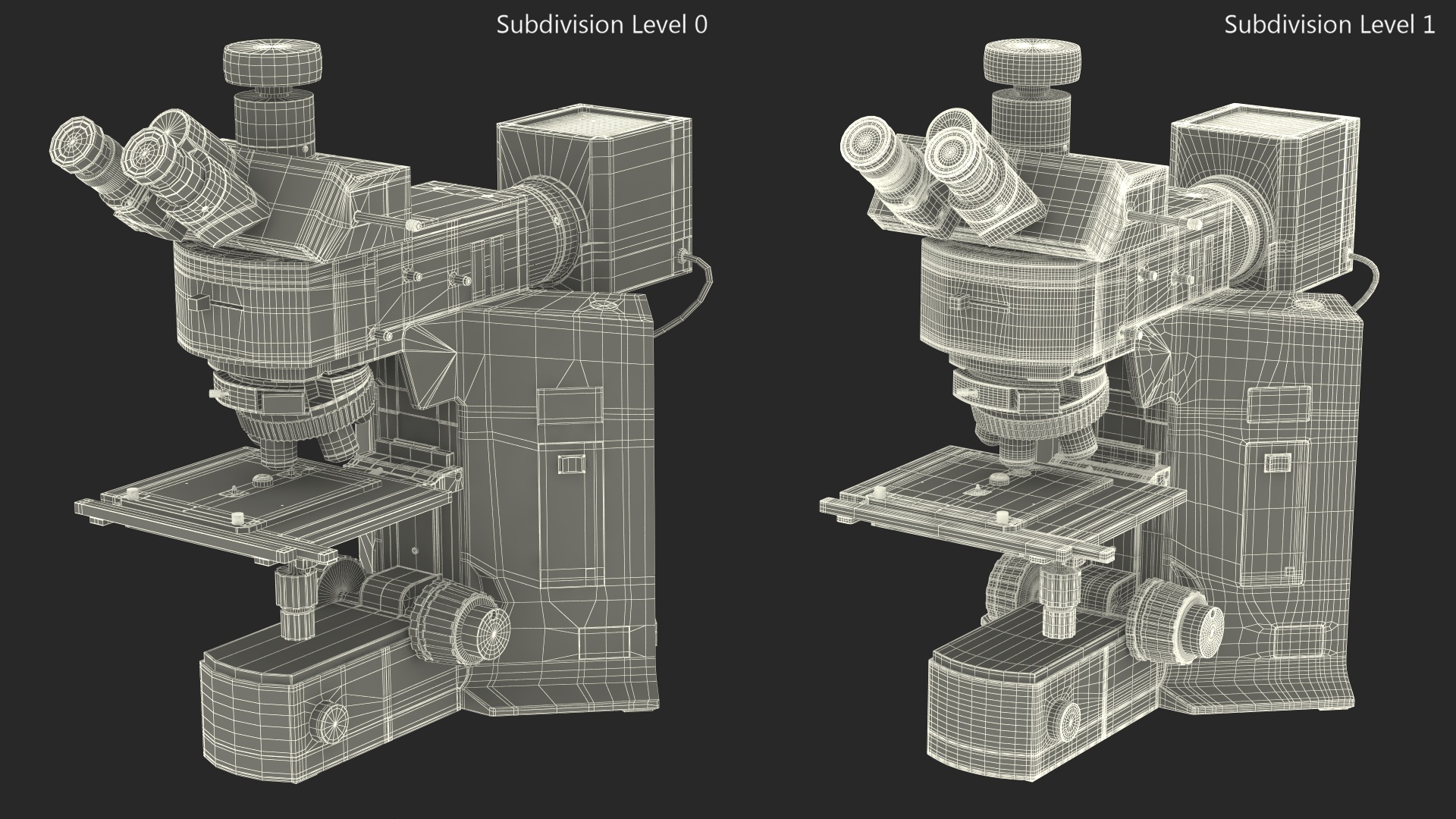 3D model Reflected Light Microscope Olympus BX51M
