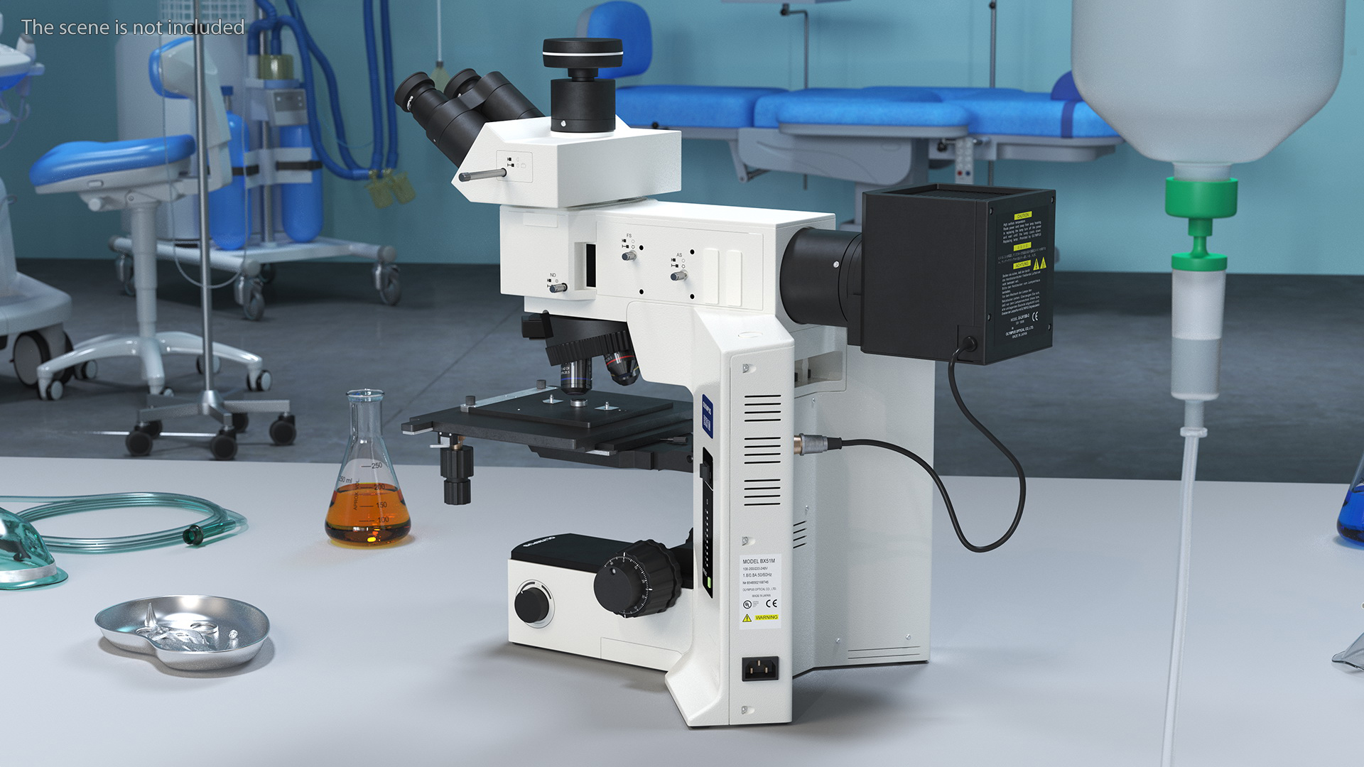 3D model Reflected Light Microscope Olympus BX51M