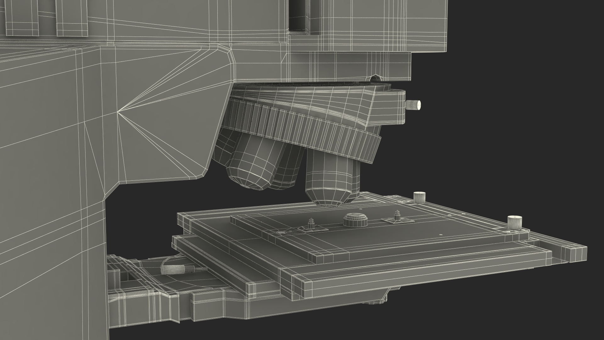 3D model Reflected Light Microscope Olympus BX51M