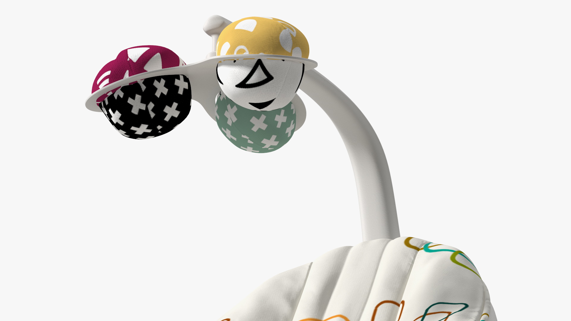 3D model 4Moms MamaRoo Baby Swing White