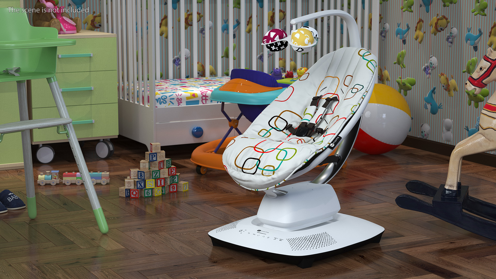3D model 4Moms MamaRoo Baby Swing White