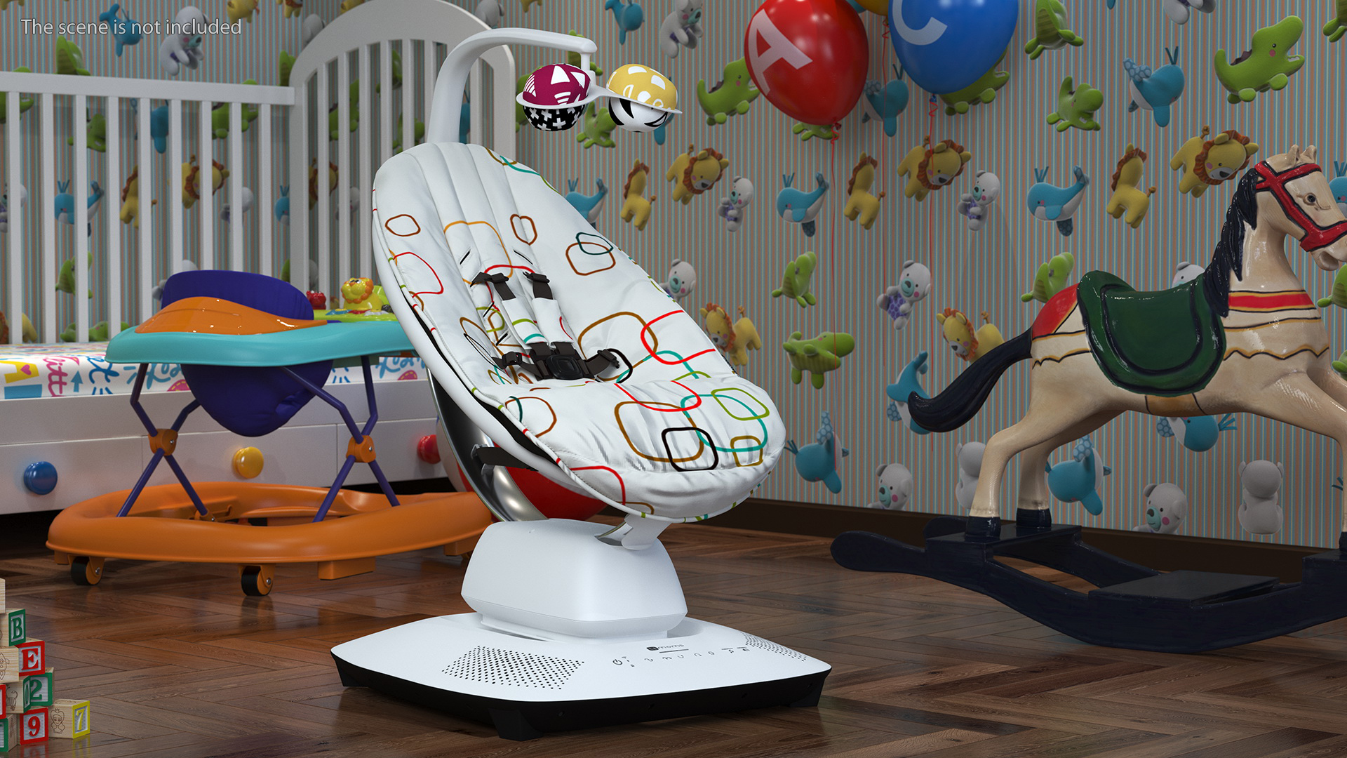 3D model 4Moms MamaRoo Baby Swing White