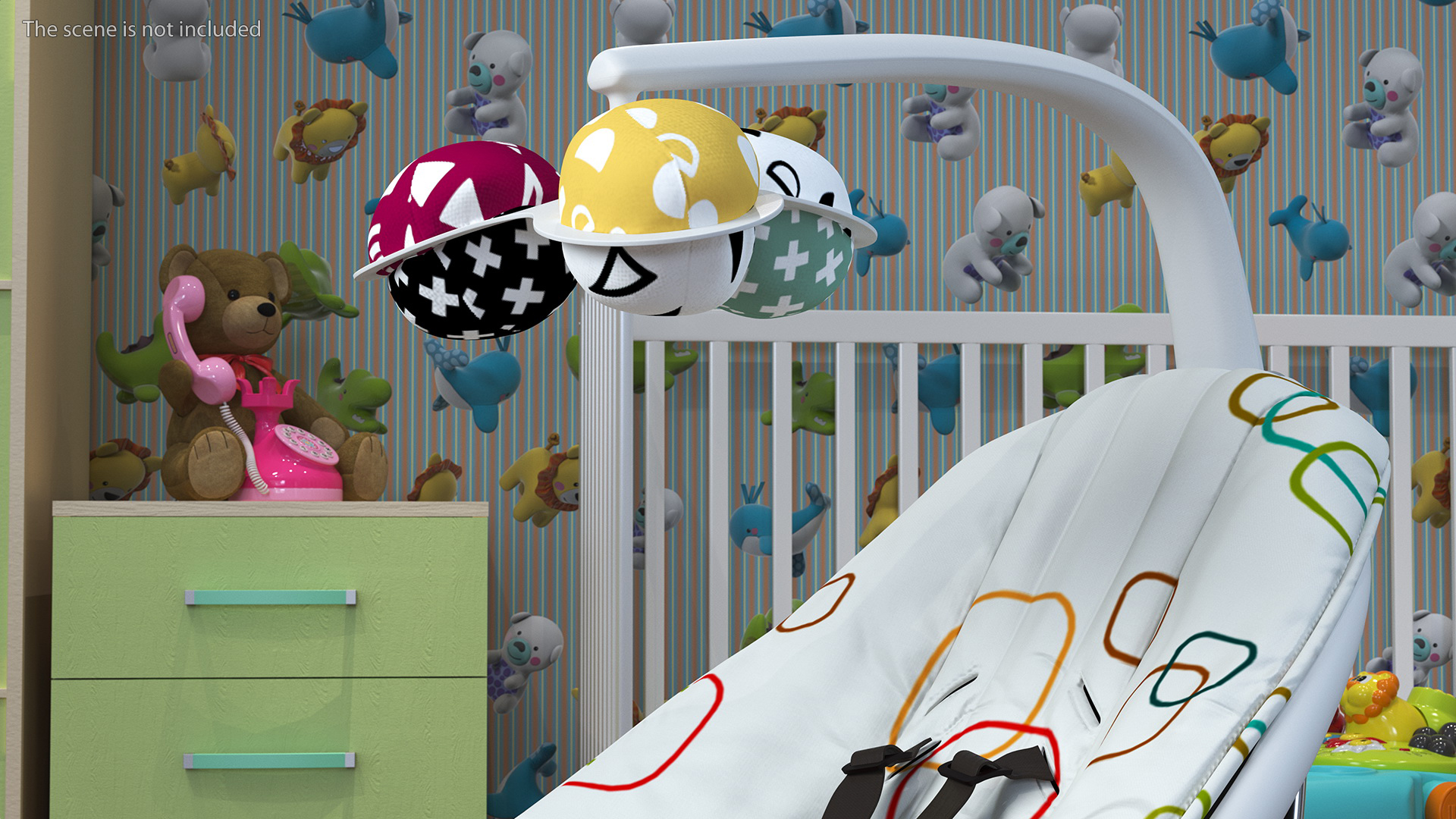 3D model 4Moms MamaRoo Baby Swing White