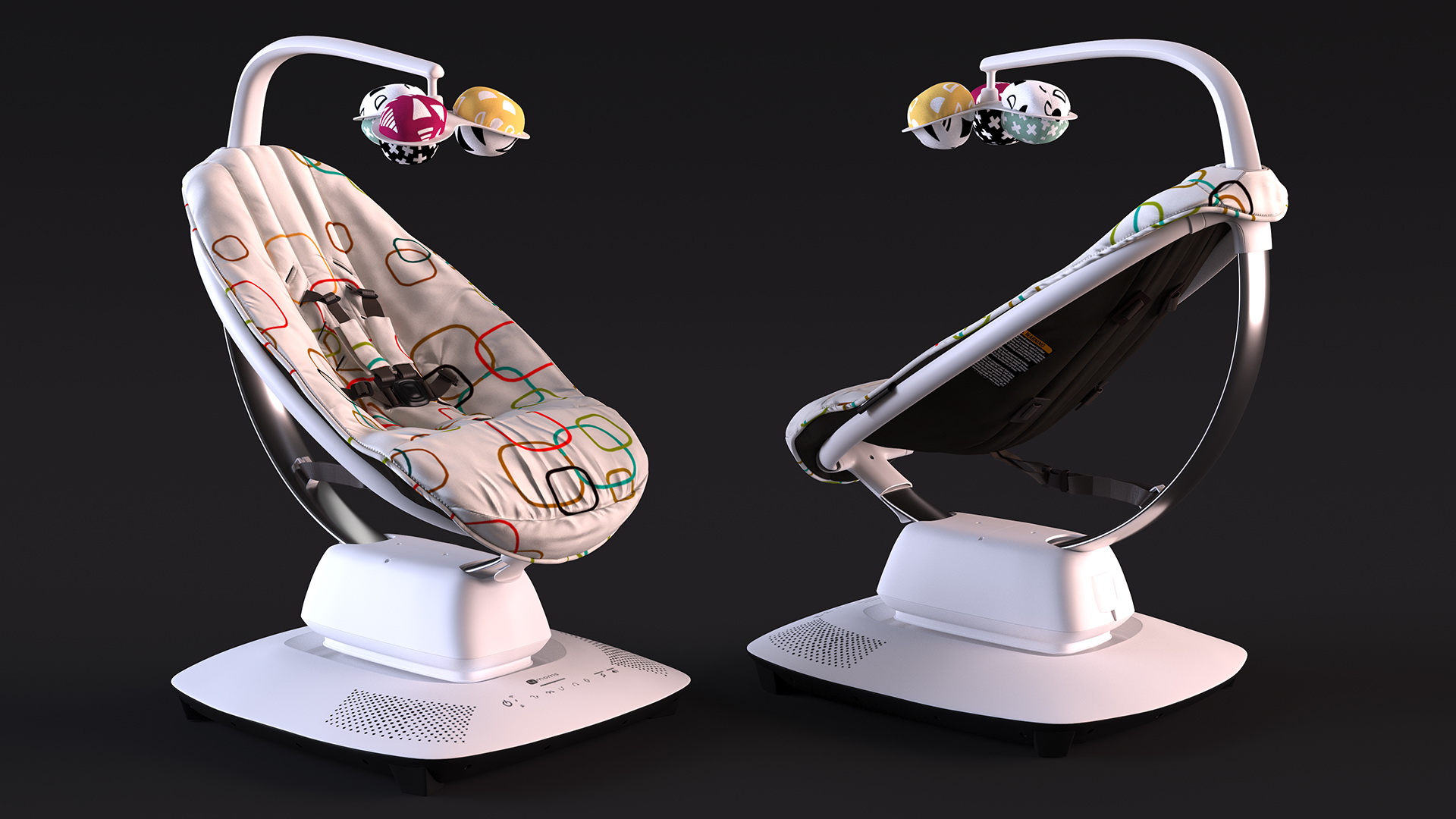 3D model 4Moms MamaRoo Baby Swing White