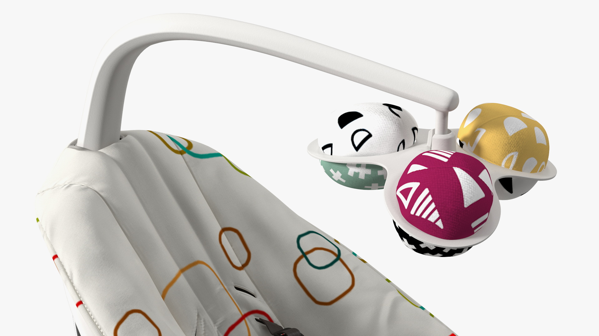 3D model 4Moms MamaRoo Baby Swing White